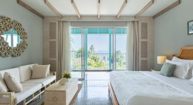Двухместный номер Deluxe с балконом и с видом на море Cape Kudu Hotel, Koh Yao Noi