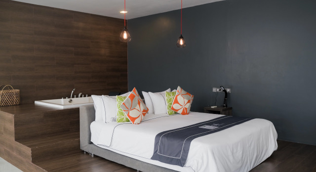 Двухместный номер Deluxe с балконом и с видом на море White Boutique Hotel and Restaurant