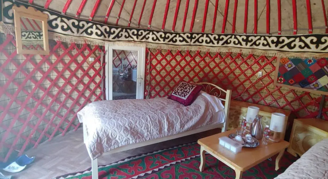 Двухместный номер Standard с красивым видом из окна Глэмпинг Achik-Tash Base Camp