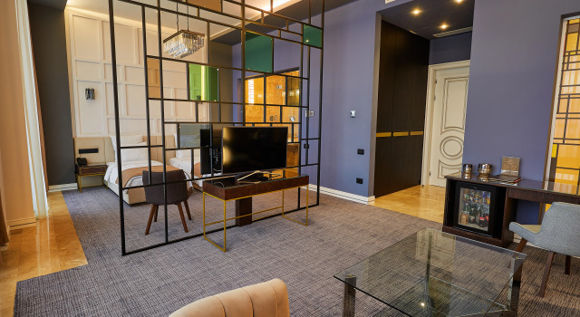 Deluxe dobbelt værelse med udsigt Aghababyan's Hotel