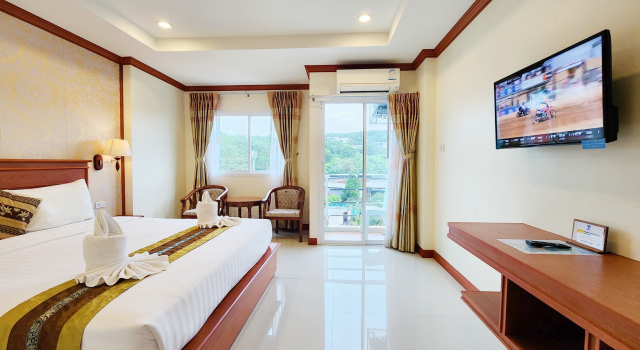 Двухместный номер Deluxe с балконом и с красивым видом из окна Phaithong Sotel Resort