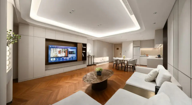 Четырёхместный люкс Luxury с видом на город Отель Yunju Beijing Shoudu Eryansuo Sanlitun
