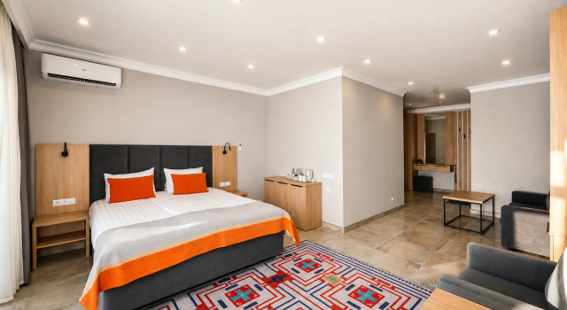 Junior suite con balcone e con vista mare Shambala Glamping