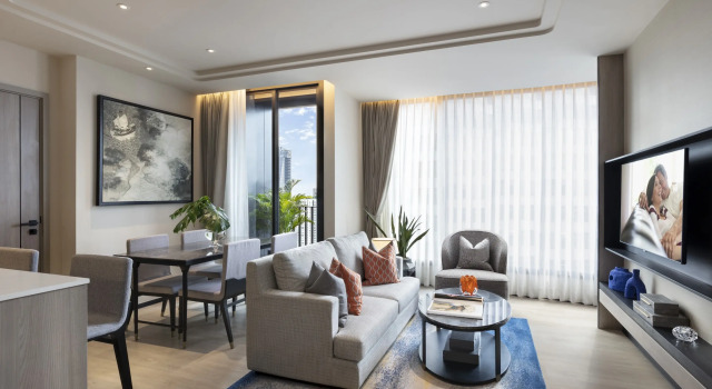 Двухместный номер Premier c 1 комнатой с видом на город Отель Ascott Thonglor Bangkok