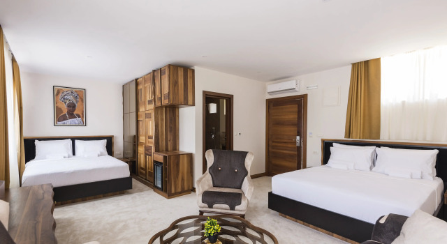 Номер Deluxe с балконом и с красивым видом из окна Waikiki Apartments