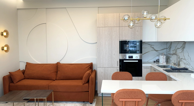 Двухместный люкс с 2 комнатами с балконом Апарт-отель Sensa Room
