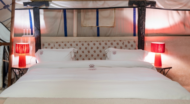 Тент с видом на сад Kasbah Agafay Hotel & Spa