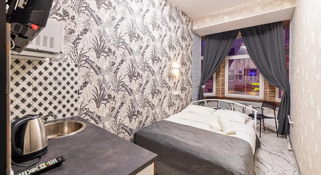 Studiya Na Staro-Petergofskom Pr. D.52 Flat, Book Lejlighed Admiralteyskiy district Sankt Petersborg, nær Narvskaya Metro Station