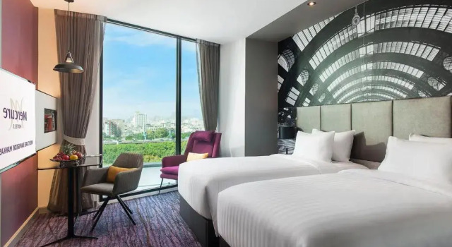Двухместный номер Privilege с видом на город Mercure Bangkok Makkasan