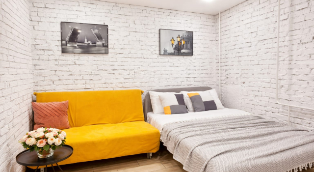Квартира Студия в стиле Loft рядом с ГБУ Городской клинической больницей №1
