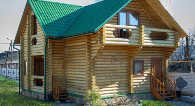Двухместный коттедж Дуплекс с балконом и с красивым видом из окна Гостиница Малый Китеж
