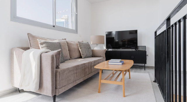 Апартаменты Blueground at Florentine Penthouse 3 Balconies ID21