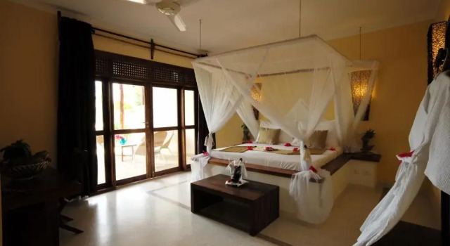 Двухместный номер Deluxe с балконом и с видом на сад Fruit & Spice Wellness Resort Zanzibar