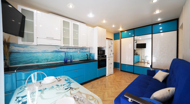 Komfortnaya Yevro 2-kh Komnatnaya Kvartira V ZhK Primorskogo Rayona Apartments, Rezervovat Apartmán Hotely v Petrohrad s parkováním, Parkování