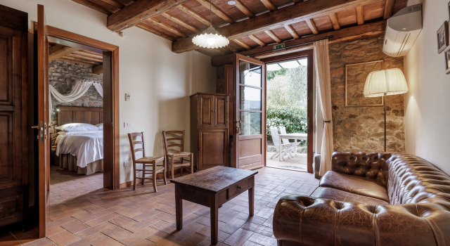 Люкс с красивым видом из окна B&B Hotel La Piana