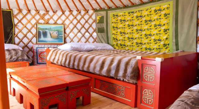 Одноместный номер Standard с видом на сад Отель Kayak Camp Mongolia Resort