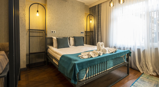 Двухместный семейный люкс Апарт-отель  Cube Suites