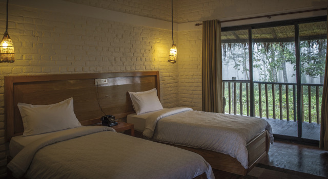 Двухместный номер Standard с балконом и с красивым видом из окна Siddhartha Wildlife Retreat