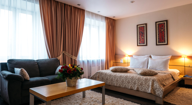 Двухместная студия Отель Гранд Авеню by USTA Hotels