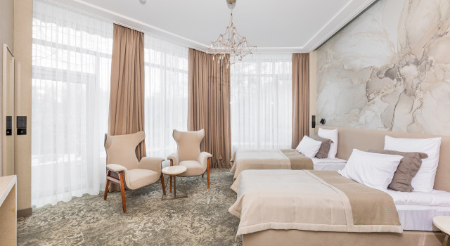 Двухместный люкс 5* Мини-Отель Золотой Ручей