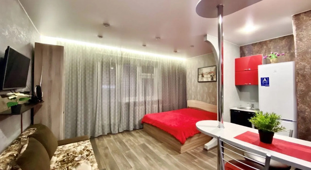 V 7 Mikrorayone 45 Flat, Book Apartment Hotels in Tyumen Region with Parking, Parking