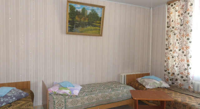 Кровать в общем номере Na Kirova 5 Mini-Hotel