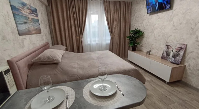 Двухместные апартаменты Comfort Апартаменты современные сети «Все в гости» в микрорайоне Видный на 3 этаже
