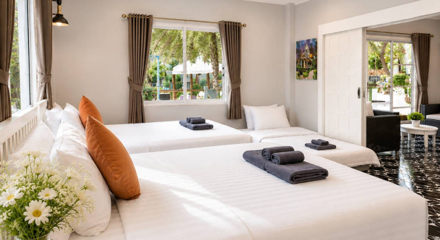 Пятиместный семейный номер Standard с балконом Отель The Light House Resort - Kohlarn