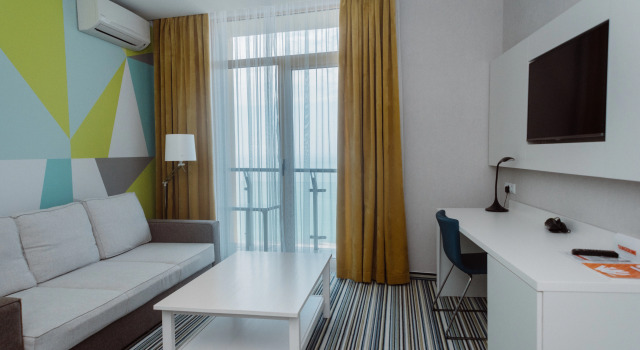 Двухместный люкс семейный Standard с видом на море Aparthotel Tangerine