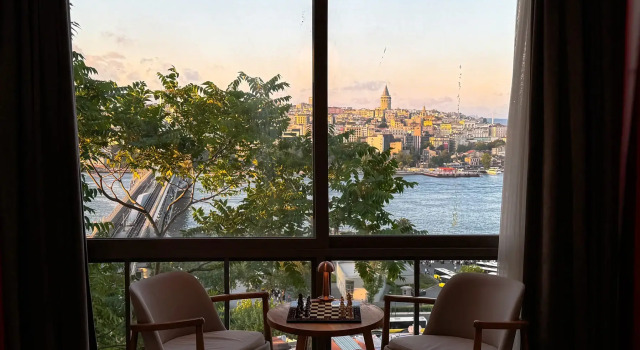 Двухместный номер Deluxe с красивым видом из окна The Haliç Bosphorus Hotel