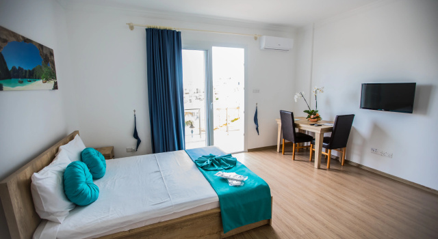 Студия с балконом и с красивым видом из окна Апартаменты Noyanlar Holiday Homes