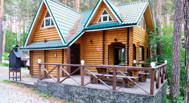 Sextuple No. 8 Standard Cottage with lake view Kristall - Turgoyak Recreation camp