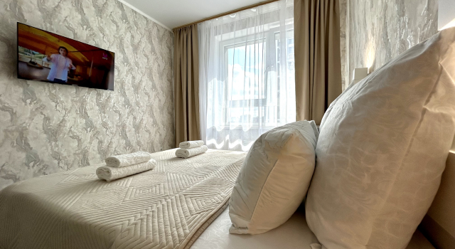 Four Seasons Premialnaya Vidovaya Dvushka Apartments with coffemachine, Rezervovat Apartmán Hotely v Bashkortostan s parkováním, Parkování