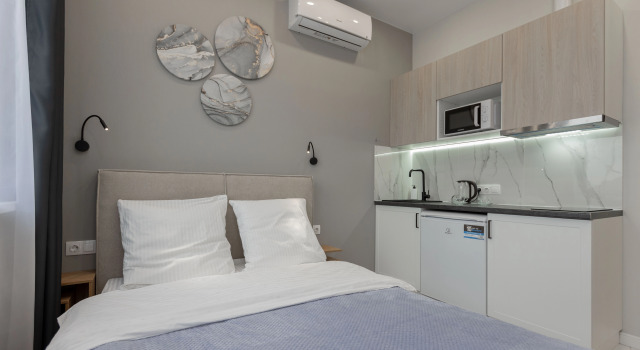 Studiya Vozle Metro Kuntsevskaya Flat, Rezervovat Apartmán Hotely v ZAO Area s parkováním, Parkování