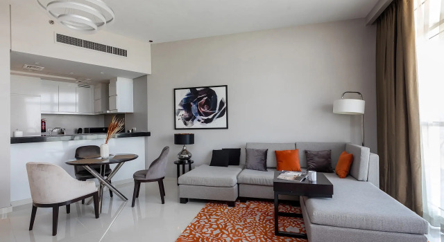Двухместные апартаменты c 1 комнатой с балконом Апартаменты Modern 1Bdr Artesia Damac Hills