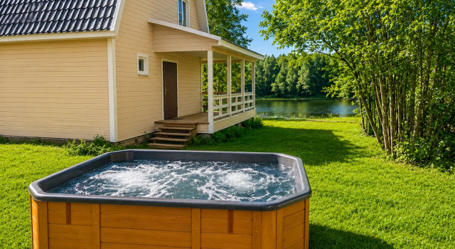 Dom U Ladogi | Dzhakuzi Besplatno | Pirs | Do 8 Gostey Private house, Buchen Sie Ferienhaus Hotels in Karelien mit Verpflegung, Halb-/Vollpension