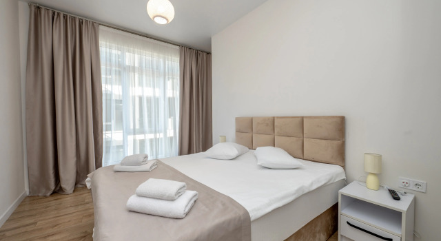 Двухместный люкс с балконом White apartment