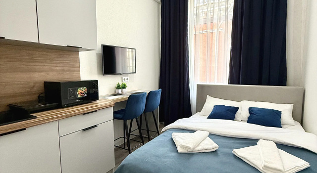 2 Komfortno I Tochka Na Ul. Krzhizhanovskogo 15k1 Apartments, Book Lejlighed SPA-hoteller i UZAO Area, SPA