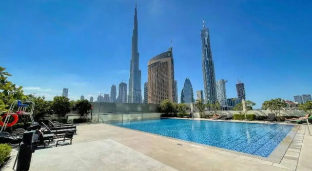 Апартаменты Bnbme Downtown Views II, 4 BDR Maids, Забронировать Апартаменты/квартира Дубай Эмират Дубай, рядом с Дубайский аквариум