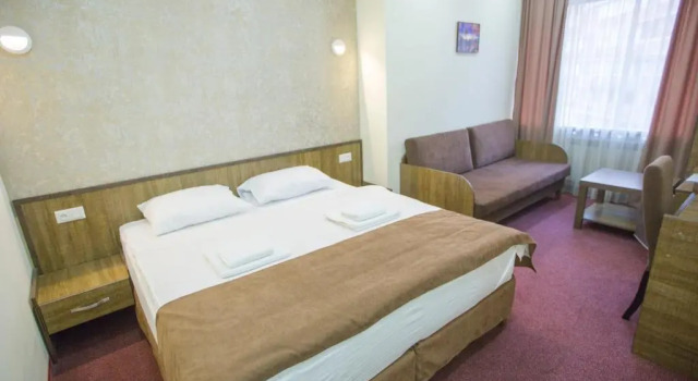 Komfortní Dvoulůžkový s manželskou postelí pokoj Hotel Hobby