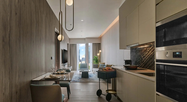 Люкс Executive c 1 комнатой с видом на город Pan Pacific Serviced Suites Kuala Lumpur