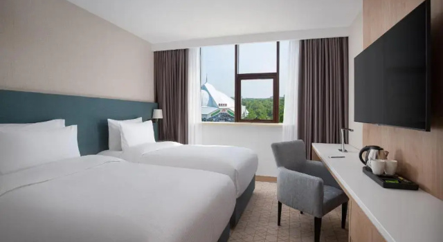 Twin room Canvas Hotel Shymkent