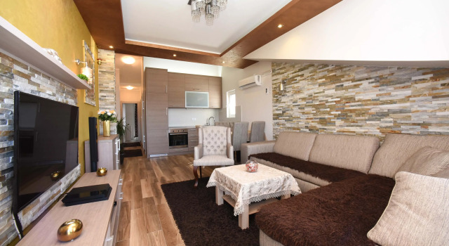 Апартаменты с 2 комнатами с балконом и с видом на море D&D Apartments