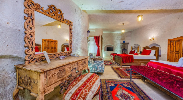 Трёхместный семейный люкс Onur Cave Cappadocia