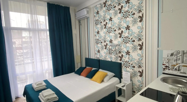 Двухместный номер Standard с балконом и с видом на море Отель Joy Apartments