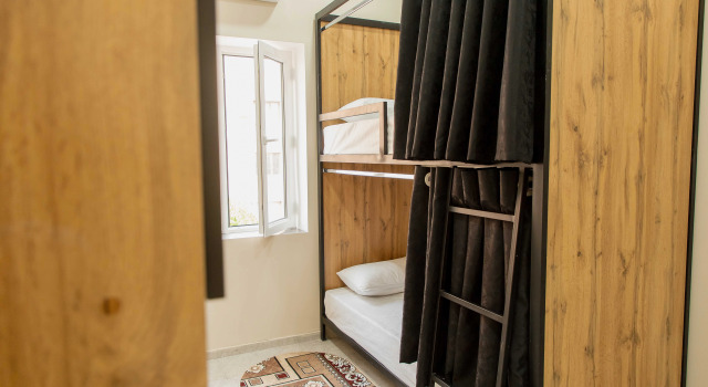 Кровать в общем номере (женский номер) Хостел Safarovs Family Hostel