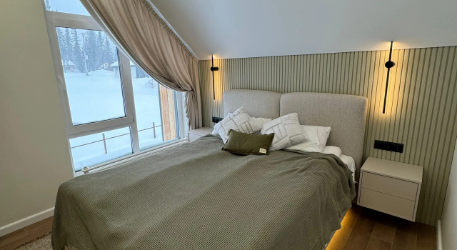 Коттедж Premium с балконом и с красивым видом из окна Гостевой дом Премиум Barn House на Ореховой