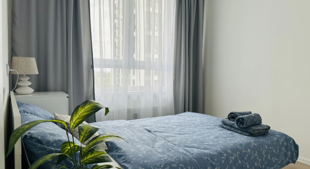 V Zhk Pribrezhnyi Park v Domodedovo Flat, Prenota Appartamento Domodedovo Oblast' di Mosca