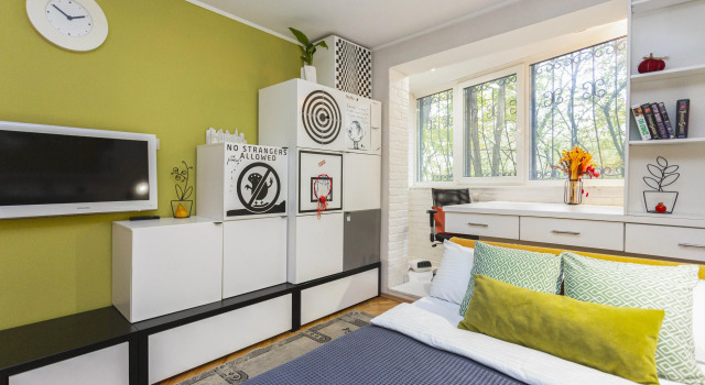 Skandinavskaya Kvartira V Moskve Flat, Rezervasyon Daire UZAO Area Moskova, Konkovo Metro Station yakınında