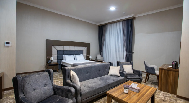 Camera doppia Deluxe con vista sulla città Volga Hotel Baku